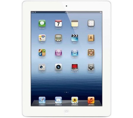 Apple iPad 4 64Gb Wi-Fi + Cellular белый - Ханты-Мансийск