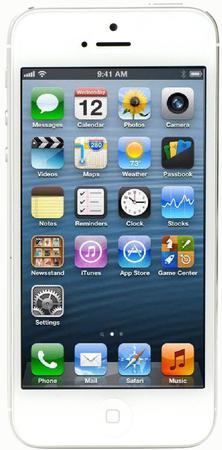 Смартфон Apple iPhone 5 32Gb White & Silver - Ханты-Мансийск